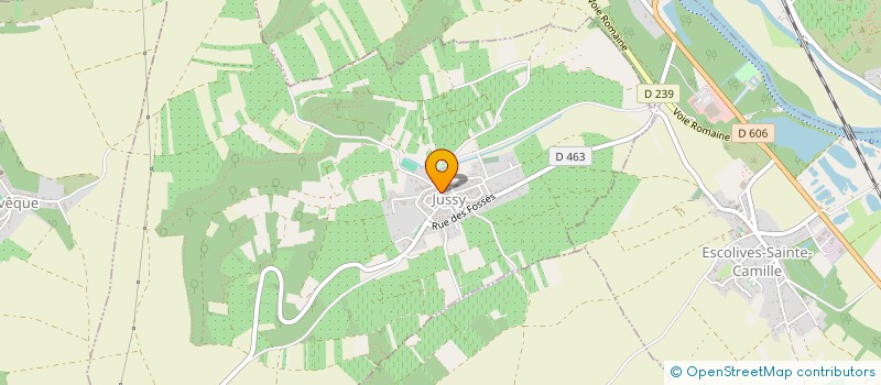 localisation de l'entreprise MONSIEUR CHRISTIAN JACQUOT  VINCELLES