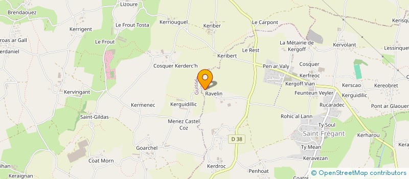 localisation de l'entreprise MONSIEUR CHRISTIAN JAFFRES à SAINT-FREGANT