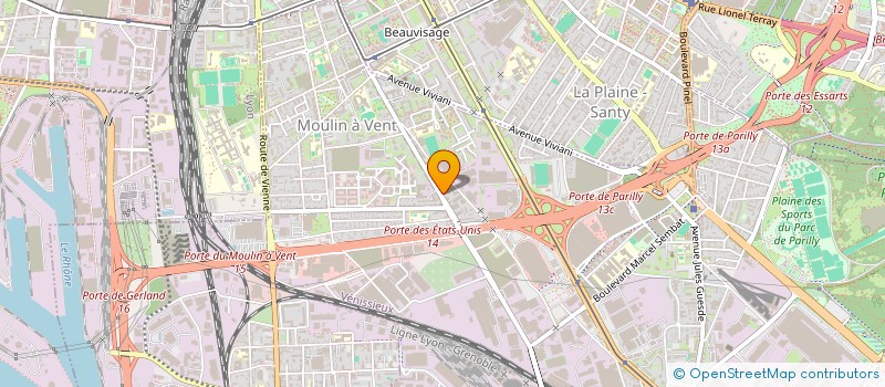 localisation de l'entreprise MONSIEUR CHRISTIAN JALCE à VENISSIEUX