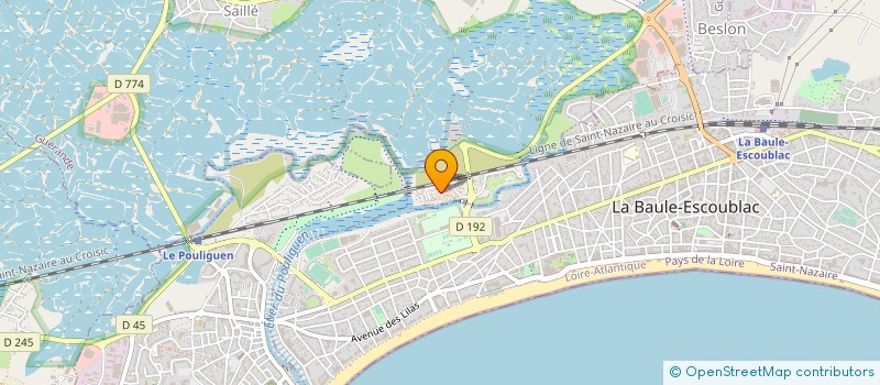 localisation de l'entreprise MONSIEUR CHRISTIAN JALLERAT  GUERANDE