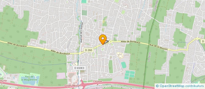 localisation de l'entreprise MONSIEUR CHRISTIAN JAMAIN à GUJAN-MESTRAS
