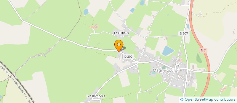 localisation de l'entreprise MONSIEUR CHRISTIAN JANICHON à MAGNY-COURS