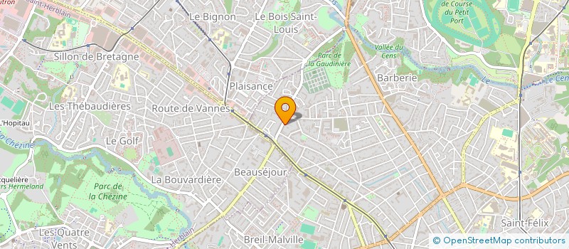 localisation de l'entreprise MONSIEUR CHRISTIAN JANNEE à NANTES