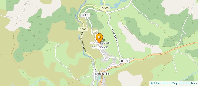 localisation de l'entreprise MONSIEUR CHRISTIAN JARDE à CHATEAUNEUF-DE-RANDON