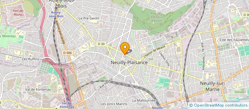 localisation de l'entreprise MONSIEUR CHRISTIAN JAULENT à NEUILLY-PLAISANCE