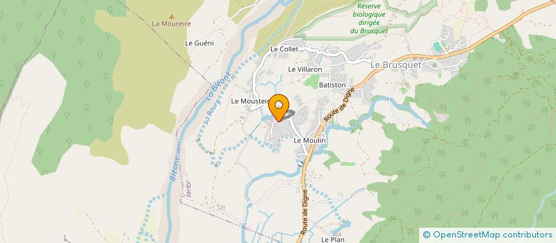 localisation de l'entreprise MONSIEUR CHRISTIAN JAUME  LE BRUSQUET