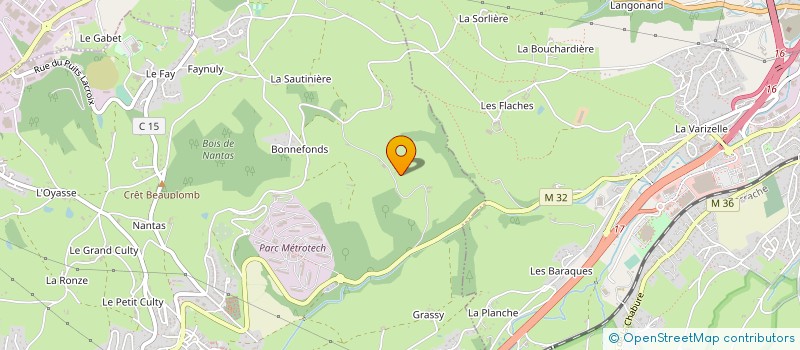 localisation de l'entreprise MONSIEUR CHRISTIAN JAVELLE  SAINT-JEAN-BONNEFONDS