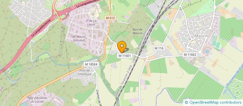 localisation de l'entreprise MONSIEUR CHRISTIAN JEAN à LATTES