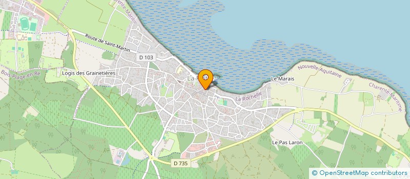 localisation de l'entreprise MONSIEUR CHRISTIAN JEAN  LA FLOTTE