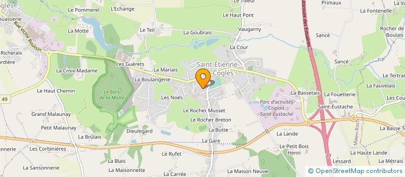 localisation de l'entreprise MONSIEUR CHRISTIAN JEAN-JACQUES  MAEN ROCH