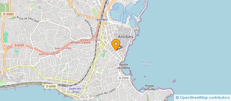 localisation de l'entreprise MONSIEUR CHRISTIAN JEANGEORGES à ANTIBES