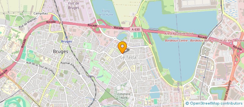 localisation de l'entreprise MONSIEUR CHRISTIAN JEANNETTE  BRUGES