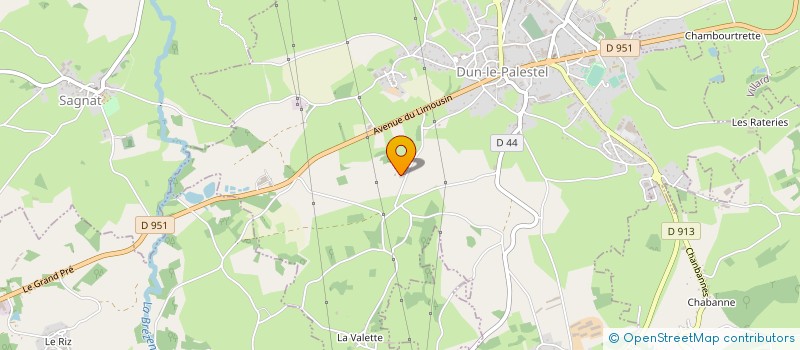 localisation de l'entreprise MONSIEUR CHRISTIAN JEANROT  DUN-LE-PALESTEL