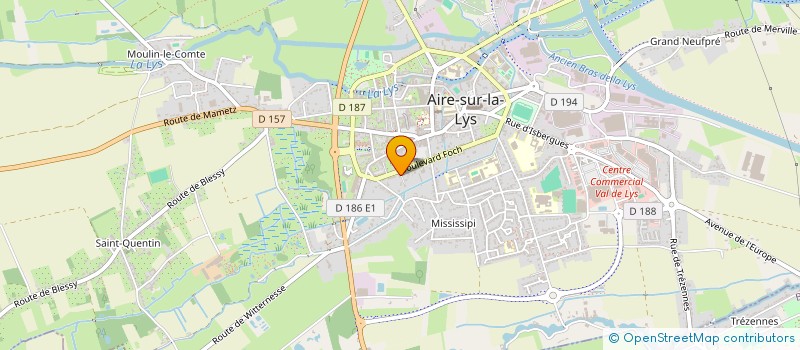 localisation de l'entreprise MONSIEUR CHRISTIAN JEANSEN à AIRE-SUR-LA-LYS