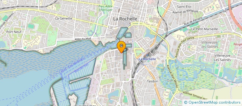 localisation de l'entreprise MONSIEUR CHRISTIAN JEANTET  LA ROCHELLE