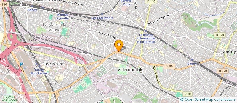 localisation de l'entreprise MONSIEUR CHRISTIAN JECABSONS à VILLEMOMBLE
