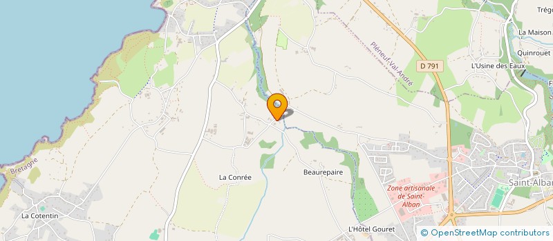 localisation de l'entreprise MONSIEUR CHRISTIAN JEGU  LAMBALLE-ARMOR