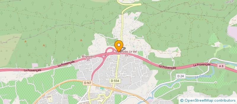 localisation de l'entreprise MONSIEUR CHRISTIAN JESKE  BRIGNOLES