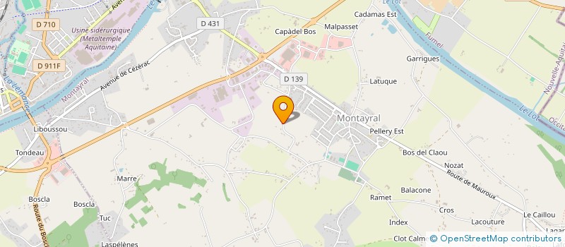 localisation de l'entreprise MONSIEUR CHRISTIAN JOEL PATY  MONSEMPRON-LIBOS