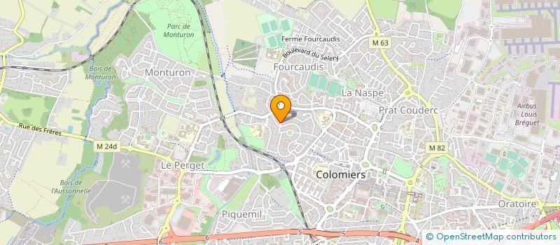 localisation de l'entreprise MONSIEUR CHRISTIAN JOHEL à COLOMIERS