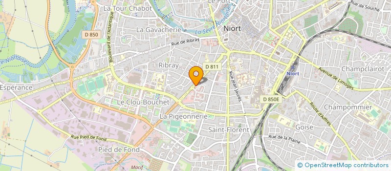localisation de l'entreprise MONSIEUR CHRISTIAN JOLY à NIORT