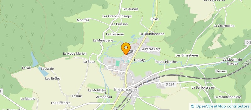 localisation de l'entreprise MONSIEUR CHRISTIAN JONCHERAY à BRETONCELLES