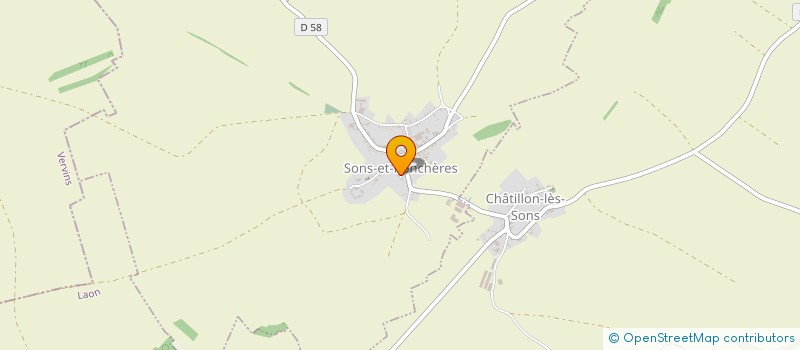 localisation de l'entreprise MONSIEUR CHRISTIAN JONNEAUX  SONS-ET-RONCHERES