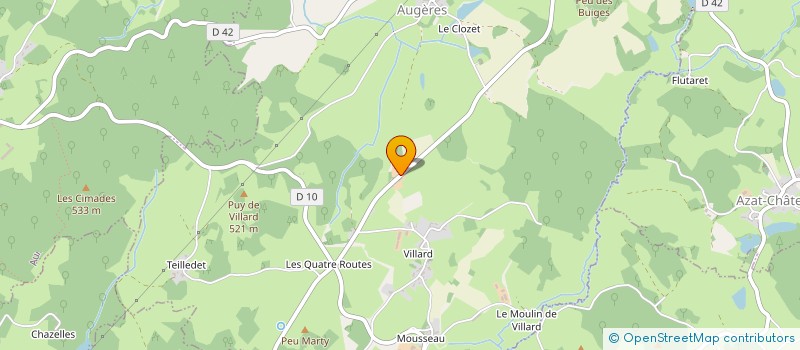 localisation de l'entreprise MONSIEUR CHRISTIAN JOUANNEAUD à AUGERES