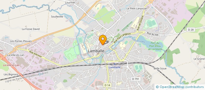 localisation de l'entreprise MONSIEUR CHRISTIAN JOUHANIN à LAMBALLE-ARMOR