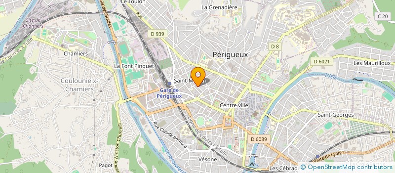 localisation de l'entreprise MONSIEUR CHRISTIAN JOURDES à PERIGUEUX