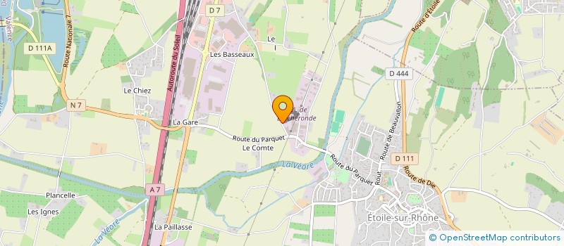 localisation de l'entreprise MONSIEUR CHRISTIAN JOUREL à ETOILE-SUR-RHONE