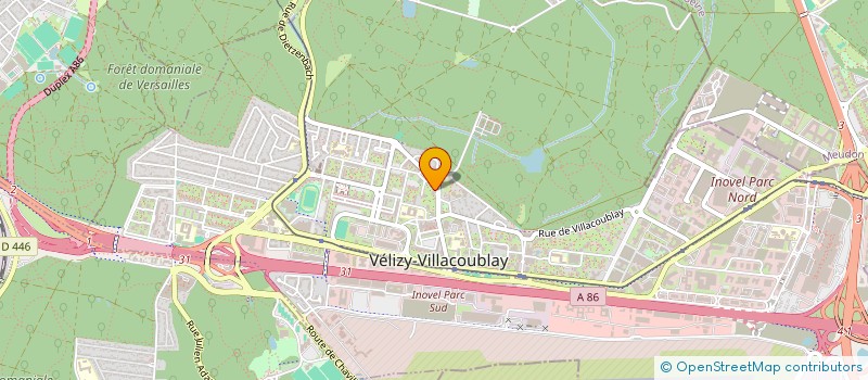 localisation de l'entreprise MONSIEUR CHRISTIAN JOUSSET à VELIZY-VILLACOUBLAY
