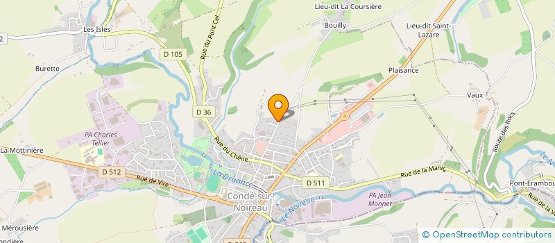 localisation de l'entreprise MONSIEUR CHRISTIAN JOUVIN  CONDE-EN-NORMANDIE