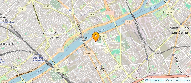 localisation de l'entreprise MONSIEUR CHRISTIAN JOVANCEVIC à CLICHY