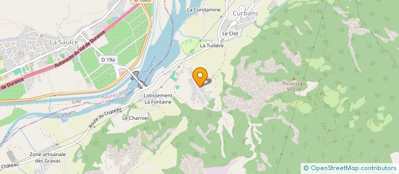 localisation de l'entreprise MONSIEUR CHRISTIAN JOVANI à CURBANS