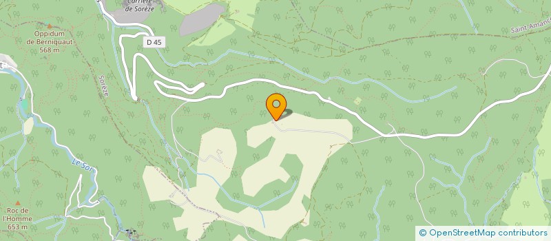 localisation de l'entreprise MONSIEUR CHRISTIAN JULIA  SOREZE