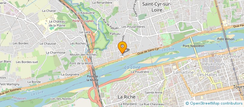 localisation de l'entreprise MONSIEUR CHRISTIAN JUNG  SAINT-CYR-SUR-LOIRE