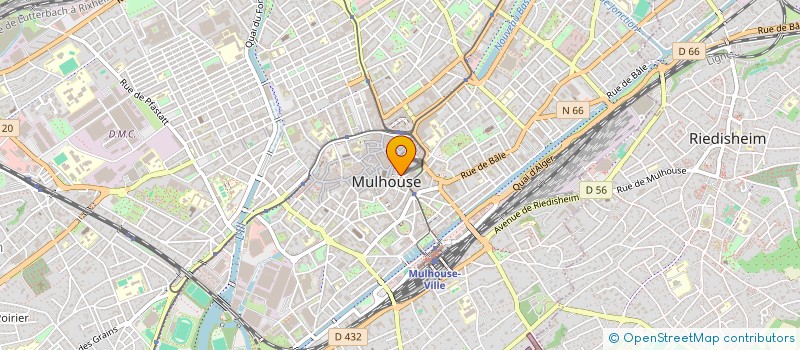 localisation de l'entreprise MONSIEUR CHRISTIAN JUNG  MULHOUSE