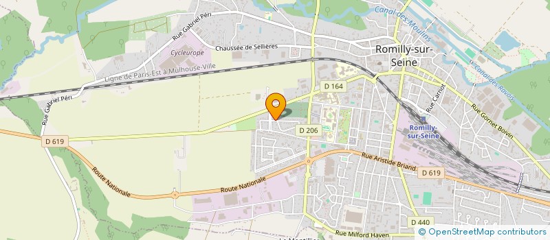 localisation de l'entreprise MONSIEUR CHRISTIAN JUPIN à ROMILLY-SUR-SEINE
