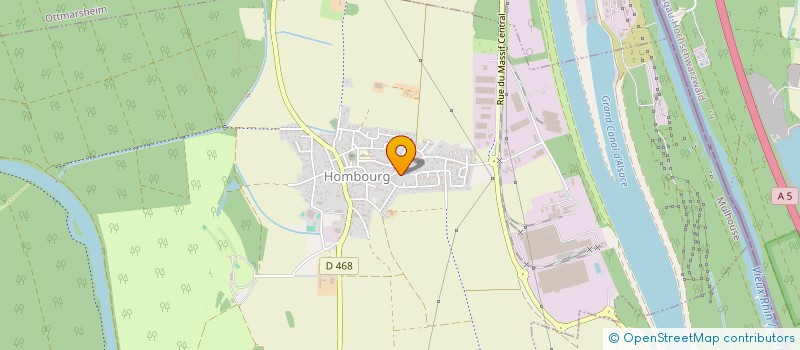 localisation de l'entreprise MONSIEUR CHRISTIAN JUX  HOMBOURG