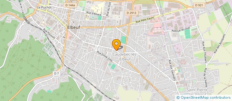 localisation de l'entreprise MONSIEUR CHRISTIAN KALOUPSCHI  CAUDEBEC-LES-ELBEUF