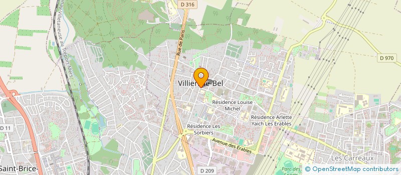 localisation de l'entreprise MONSIEUR CHRISTIAN KARDYS  VILLIERS-LE-BEL