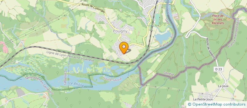 localisation de l'entreprise MONSIEUR CHRISTIAN KAUFMANN à POUGNY