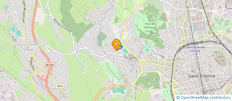 localisation de l'entreprise MONSIEUR CHRISTIAN KAYISALA  SAINT-ETIENNE