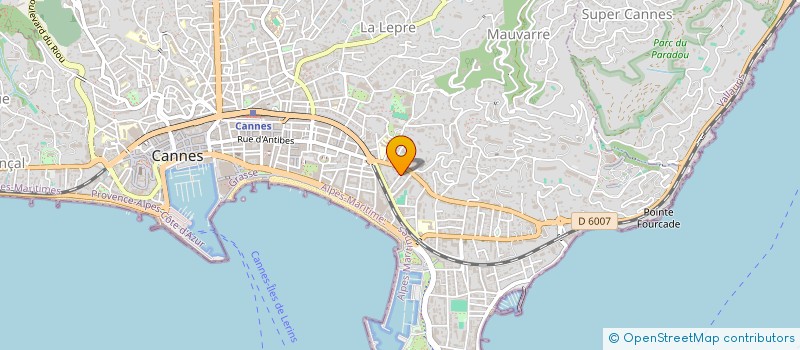 localisation de l'entreprise MONSIEUR CHRISTIAN KEBEDJIS  CANNES