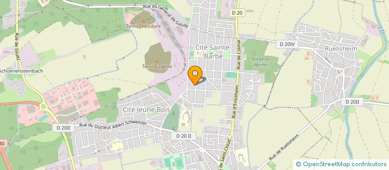 localisation de l'entreprise MONSIEUR CHRISTIAN KENNEL  WITTENHEIM