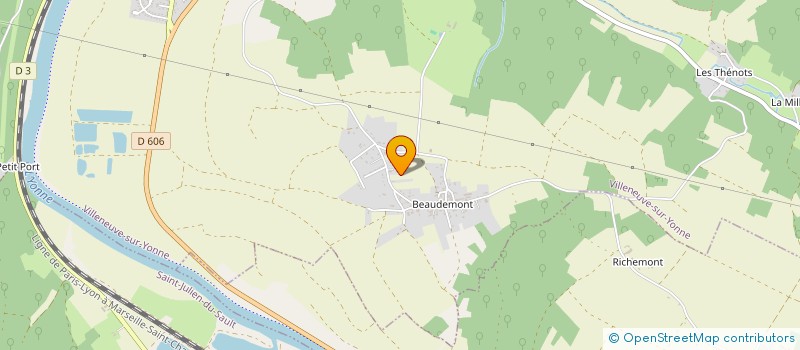 localisation de l'entreprise MONSIEUR CHRISTIAN KERDANET  VILLENEUVE-SUR-YONNE