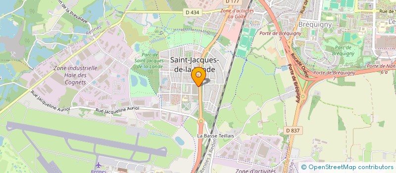 localisation de l'entreprise MONSIEUR CHRISTIAN KERJOSE à SAINT-JACQUES-DE-LA-LANDE