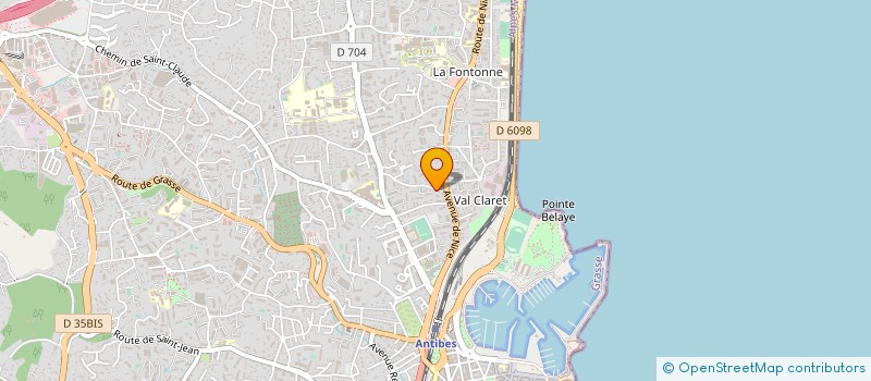 localisation de l'entreprise MONSIEUR CHRISTIAN KERMOUN à ANTIBES
