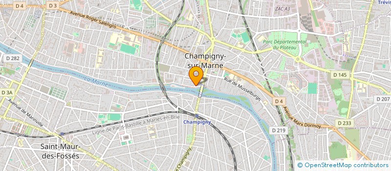 localisation de l'entreprise MONSIEUR CHRISTIAN KHEYAR à CHAMPIGNY-SUR-MARNE